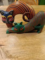 Vintage Laurel Burch Style Katzen