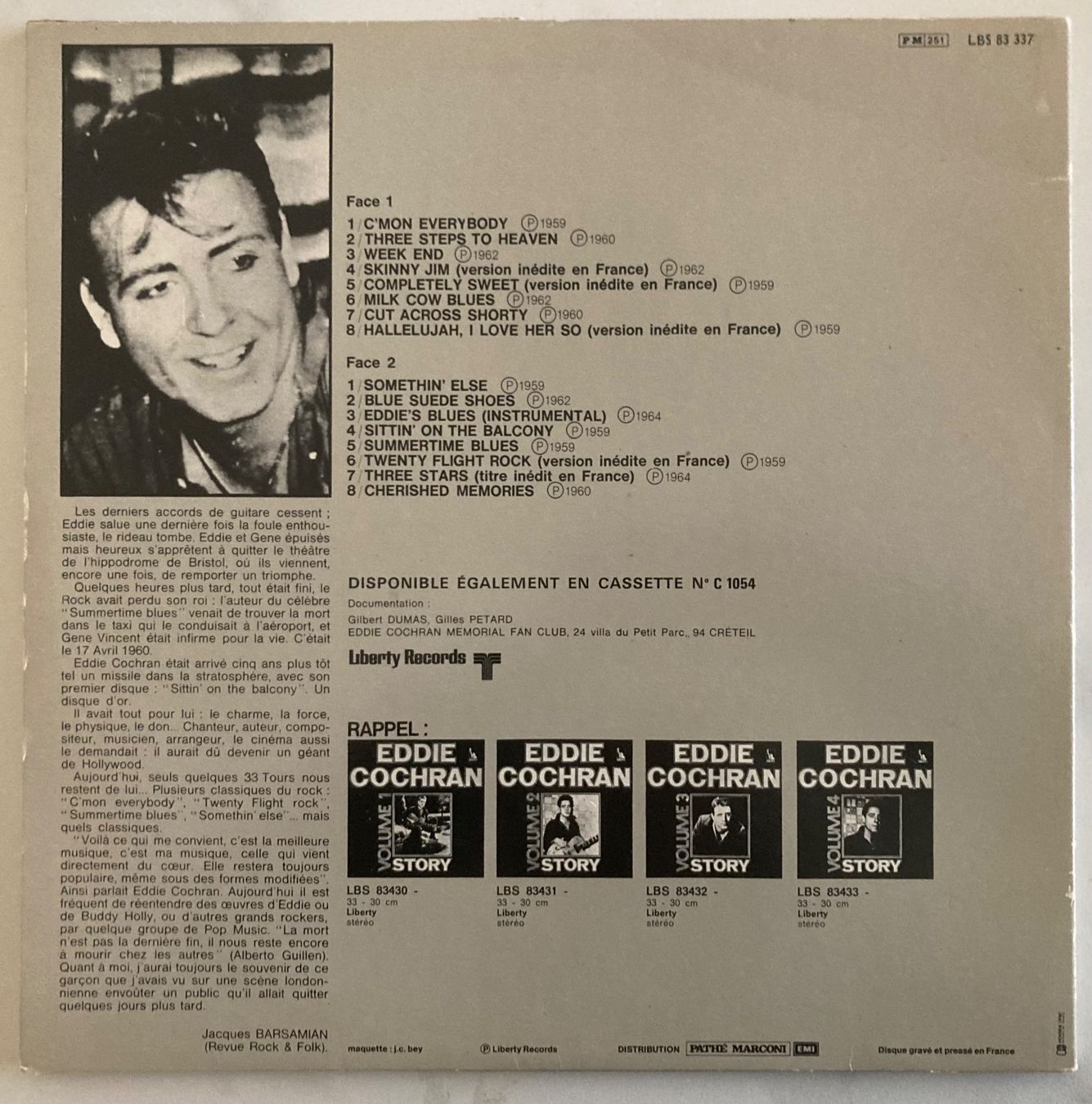 Schallplatten: EDDIE COCHRAN - 10TH ANNIVERSARY – Gebraucht aus Poliez-Pittet von Newtown-Records 1