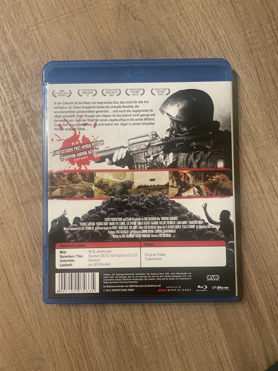 Alle DVDs: Hunting Grounds (2008, Uncut) BluRay – Gebraucht aus Hagendorn von masterchieff 1