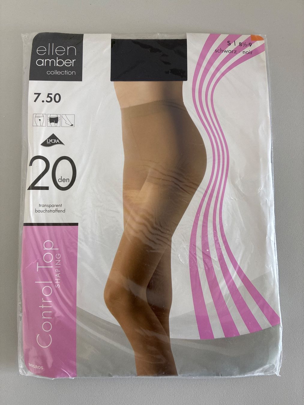 Ellen Amber Calze & Collant: Transparente Strumpfhose, schwarz, in Grösse S, 20 den – Nuovo e nell'imballaggio originale da Eggenwil venduto da mic_b5l2