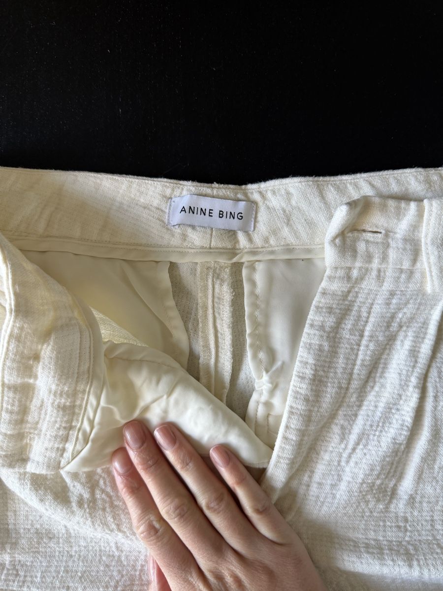 Anine Bing Pantaloni: Anine Bing Linen Shorts - NEW – Nuovo (secondo la descrizione) da Genève venduto da mar_66ky