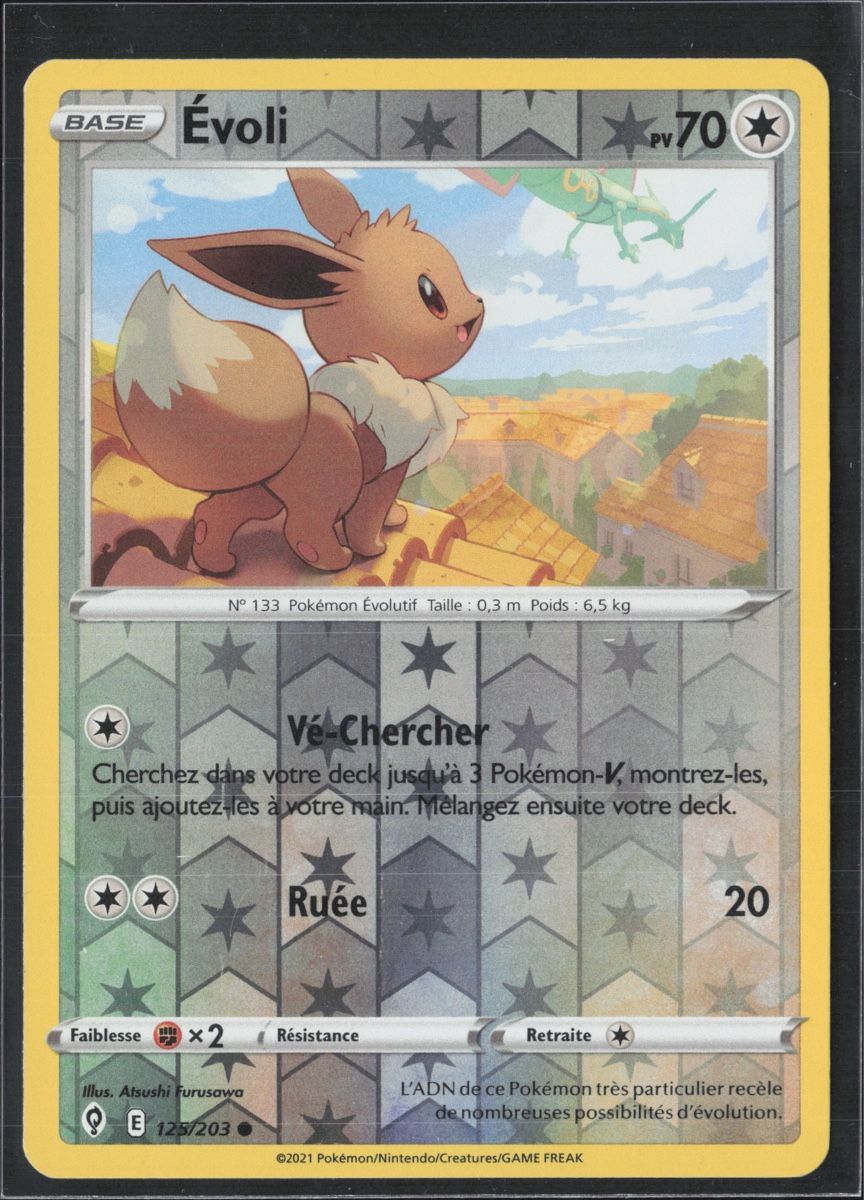 Pokémon Carte collezionabili: POKÉMON / Évoli / Evolving Skies / Reverse 🇫🇷  – Usato da Herzogenbuchsee venduto da TCG-High-Quality