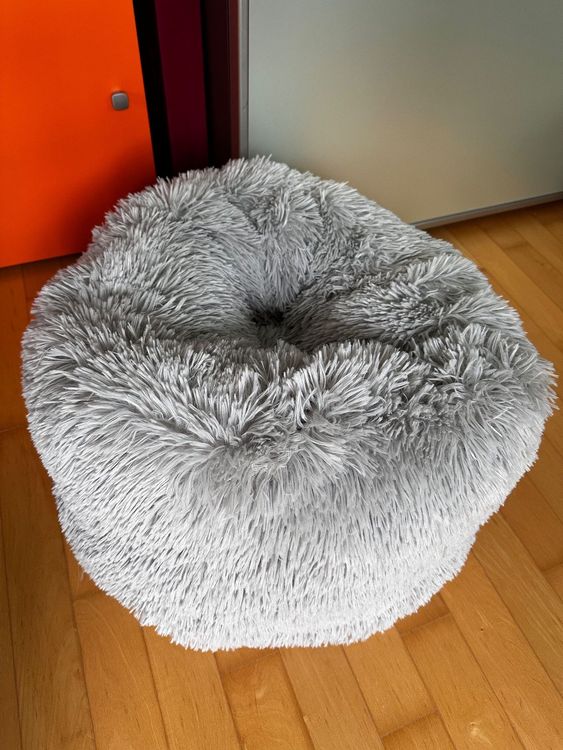 Rechteckiges Katzenbett, Marineblau, 63,5 Cm – Weich, Rutschfest & Maschinenwaschbar