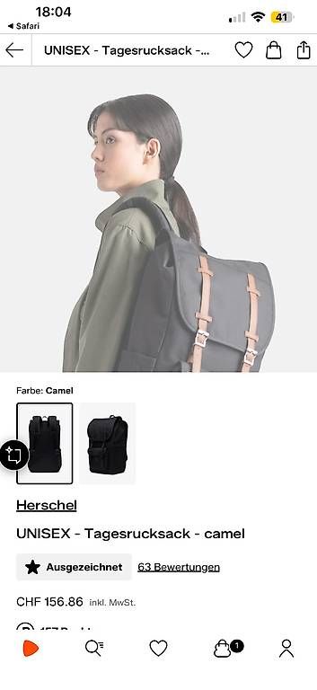 Herschel Sacs à dos: Herrschel Rucksack – D'occasion à Solothurn par Annamafa01 4