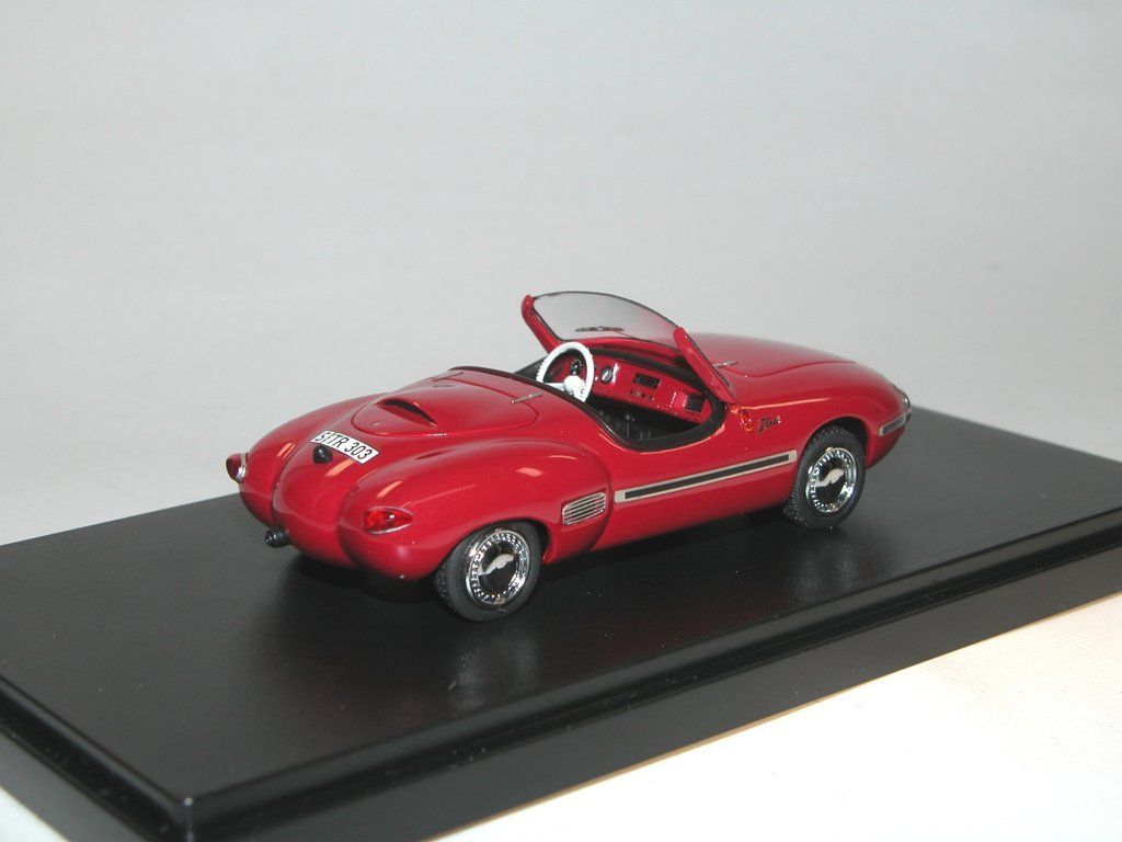 Modellini d'auto: BRÜTSCH PFEIL MICRO CAR 1956 BUBBLE RED 1:43 CULT – Nuovo e nell'imballaggio originale da Suhr venduto da Moebelsiralfred 1