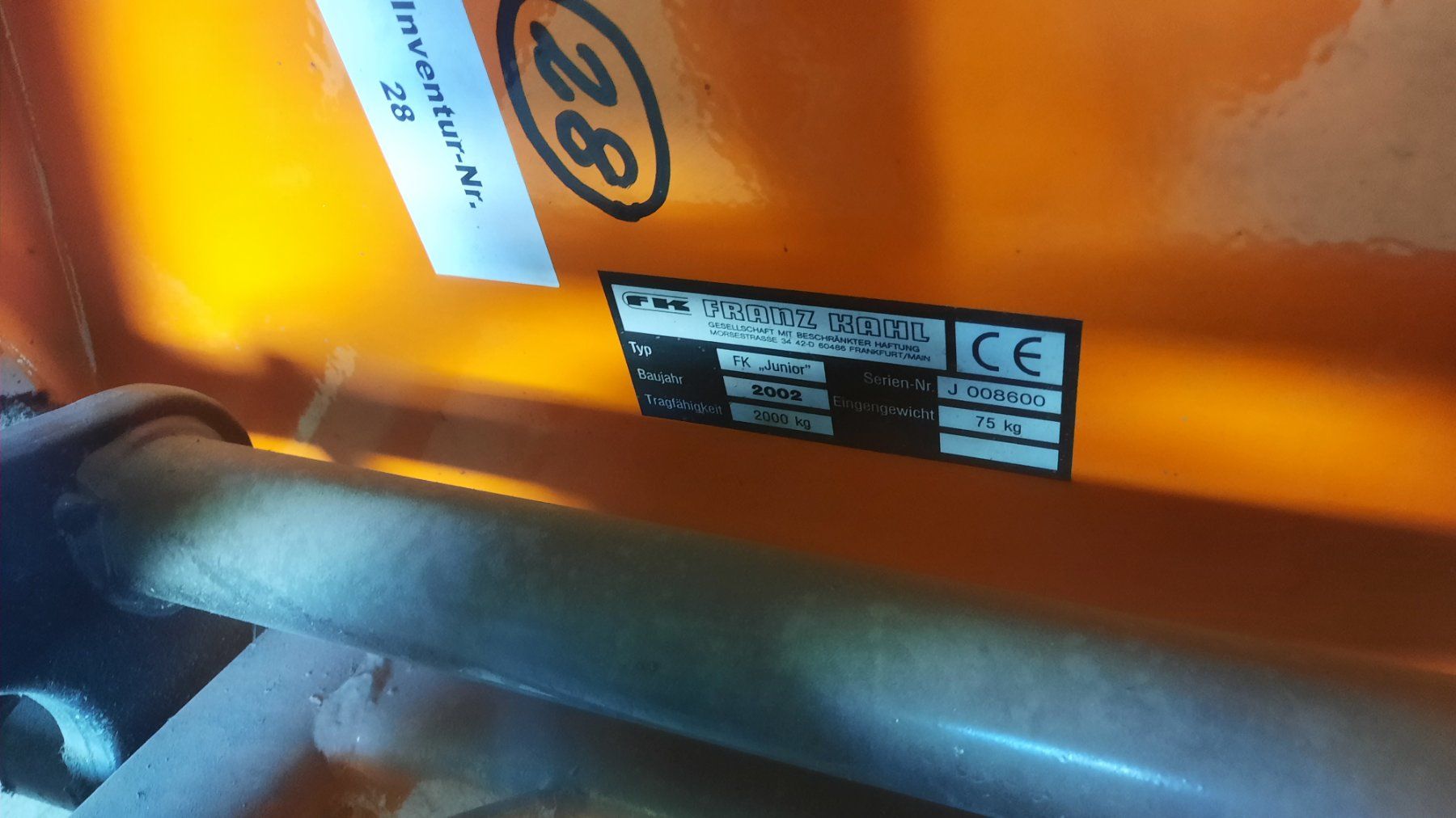 Carrelli elevatori e a forche: Hubwagen Palettenroli – Usato da murgenthal venduto da Vision05 1