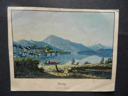 Zug Rigi koloriert