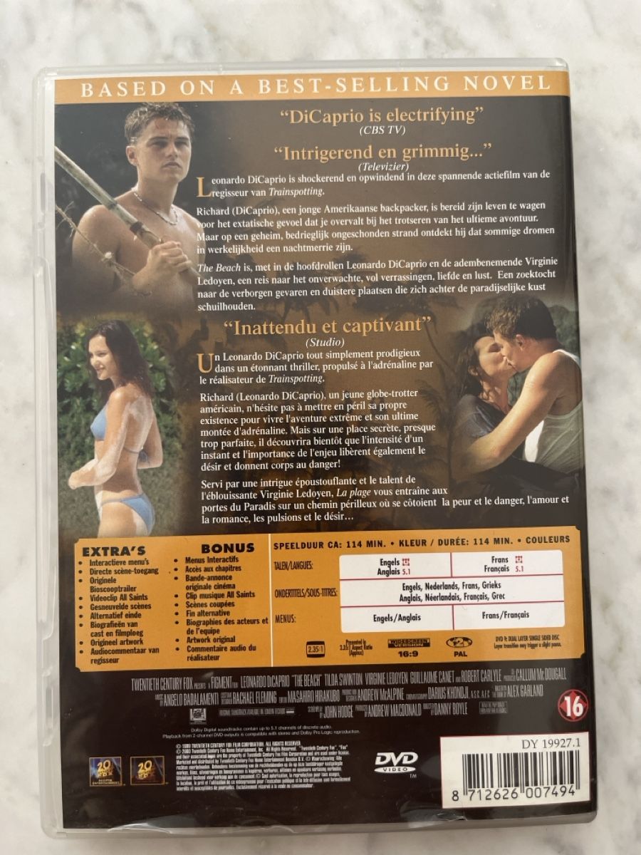 Tutti i DVDs: DVD Le Beach La Plage Leonardo DiCaprio françaisPAL – Usato da Biel/Bienne venduto da lux2000 2
