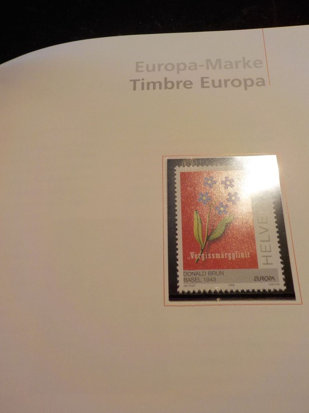 Alle Briefmarken: 2003, Amtliche Ausgabe PTT – Neu (gemäss Beschreibung) aus Muri b. Bern von Ricardoverkauf 7