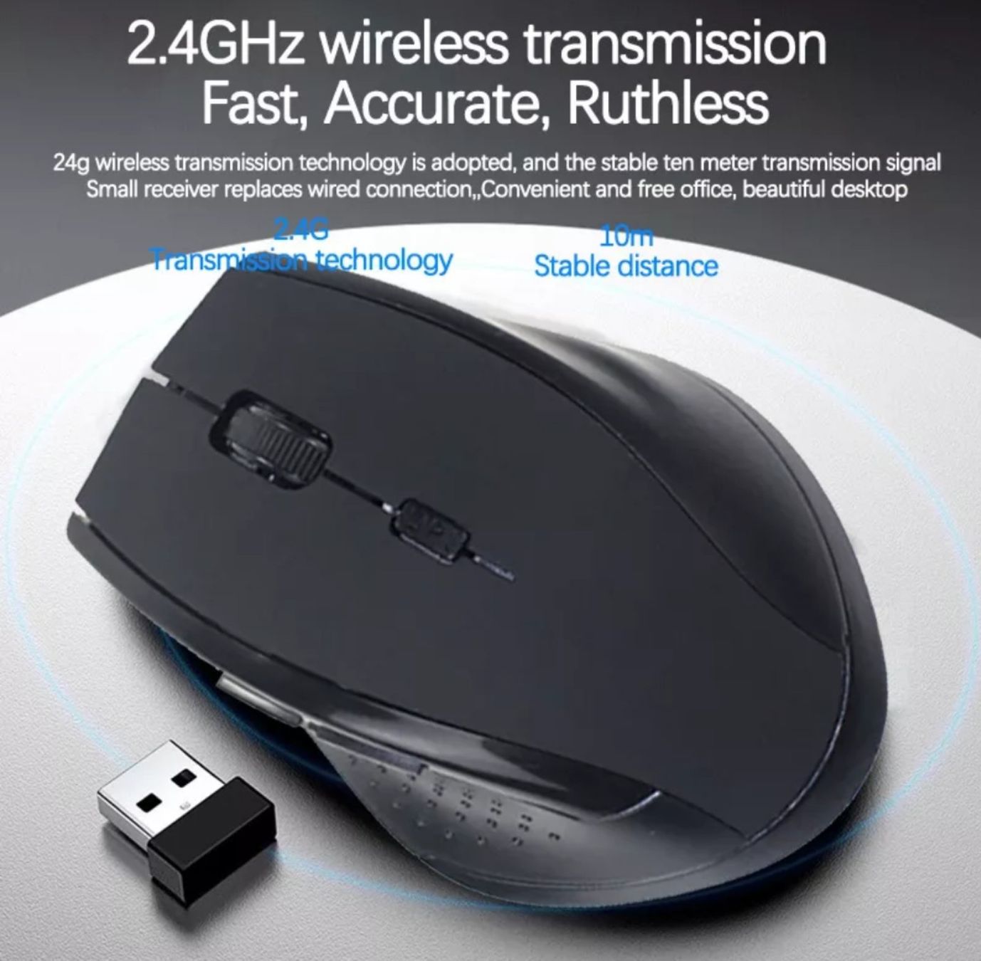Mouse: Souris d'ordinateur sans fil. Kabellose Computermaus – Nuovo e nell'imballaggio originale da Eysins venduto da pro_7lnq 2