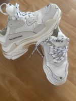 Balenciaga Triple S Sneakers Size 39 White Used Summer ☀️