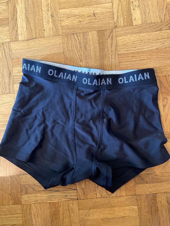 Caleçons de bain: Boxer de bain OLAIAN, t. 11 ans, comme neuf, noir classique – D'occasion à Genève par captus