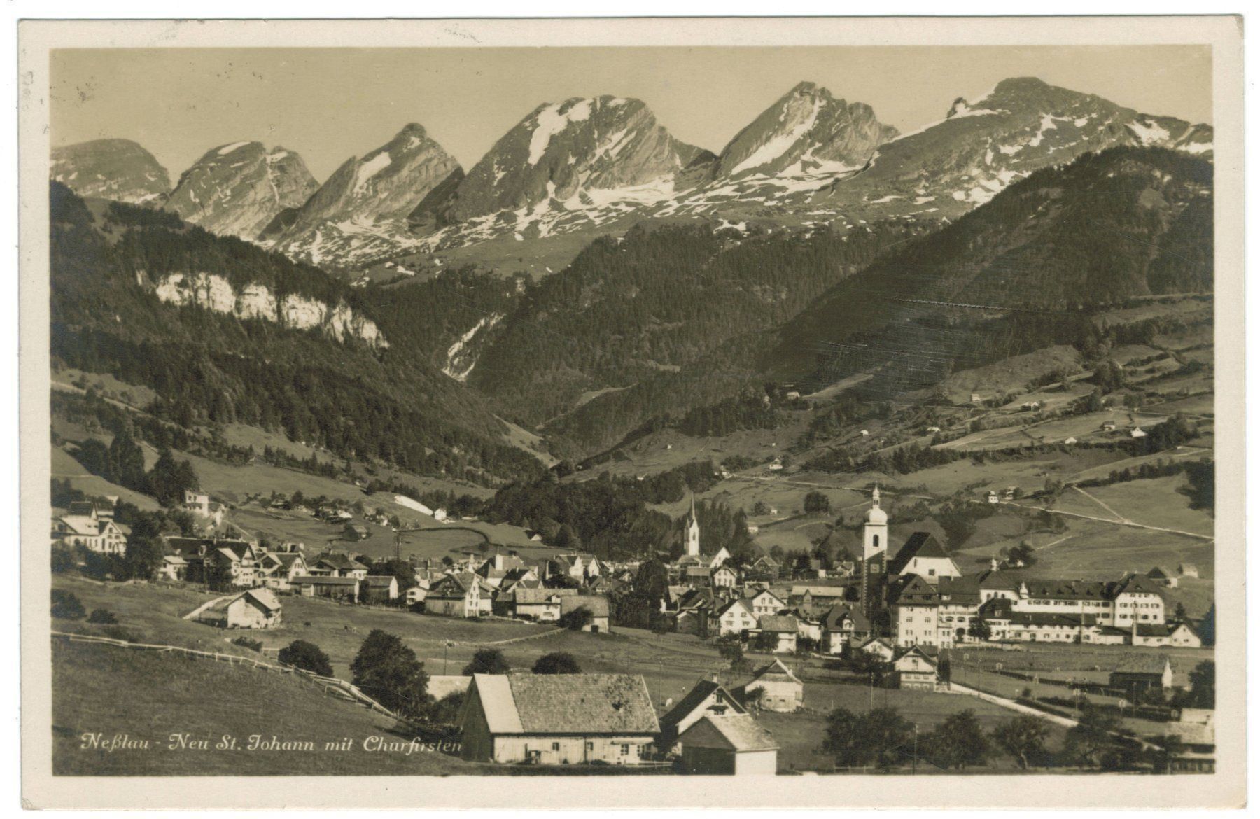 Cartoline postali: AK Nesslau SG 1929 – Usato da Zürich venduto da Tolima194