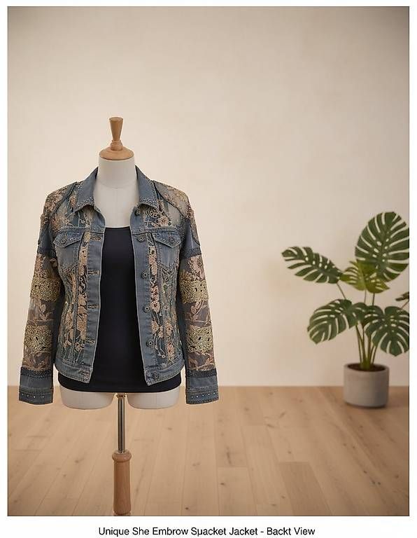 Giacche: Jeansjacke mit Spitze Vintage – Usato da Zürich venduto da ale_xxz7 4