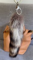Taschenanhänger Waschbär Schwanz Kunstfell gebraucht