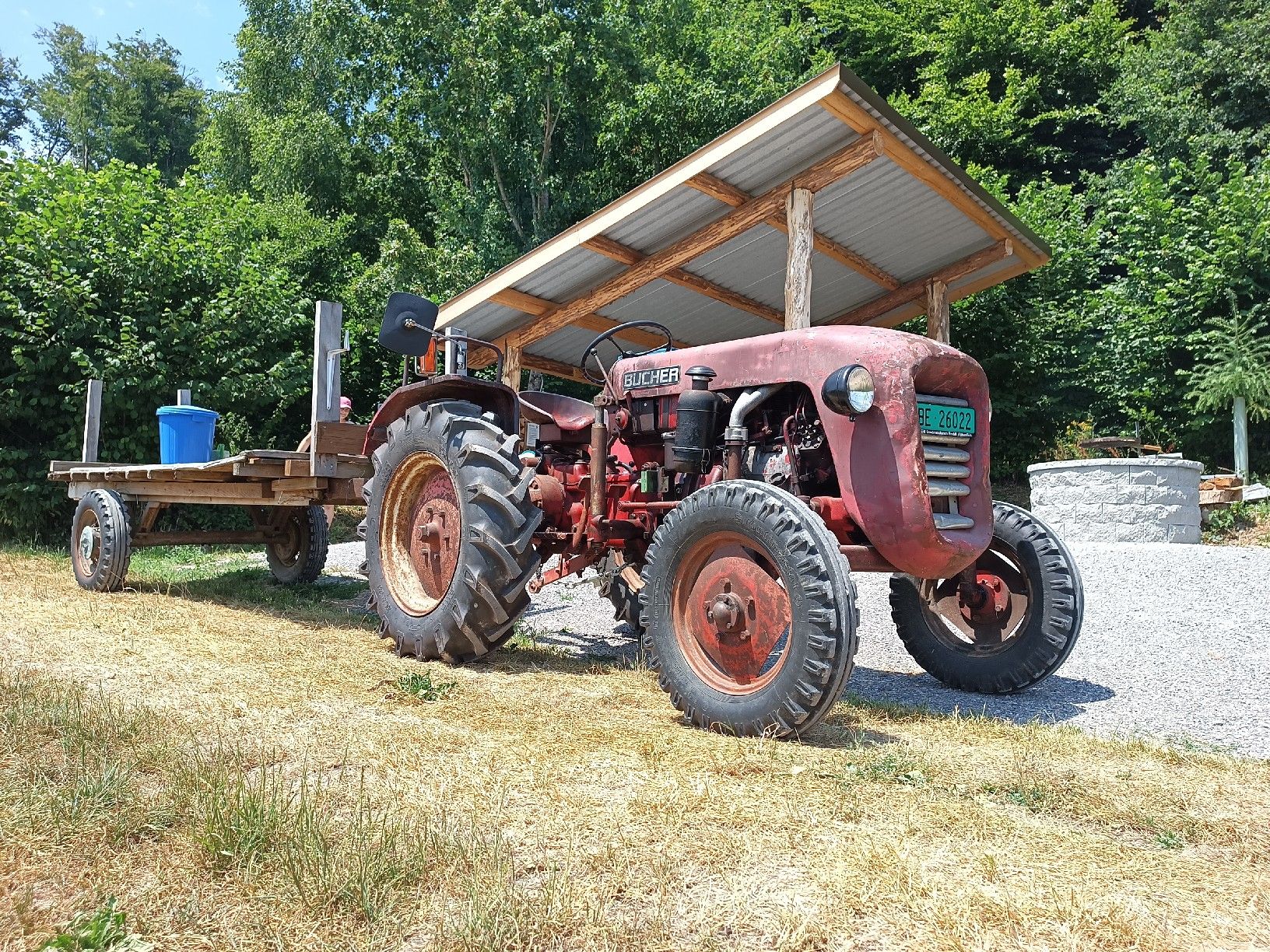 Bucher Tracteurs: Bucher D1800 – D'occasion à Grafenried par husqvarnatobi 1