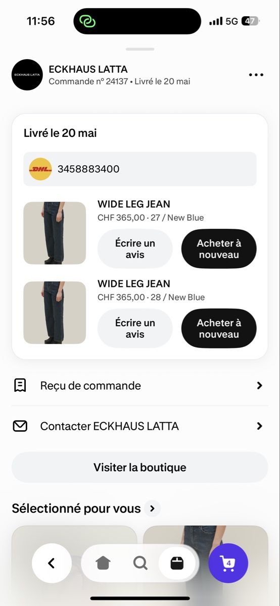 Jeans: ECKHAUS LATTA jeans – Nuovo e nell'imballaggio originale da Zürich venduto da Hanna-Hadorn 4