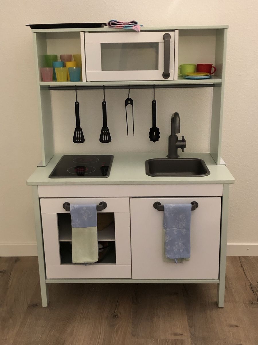 Ikea Giocattoli: IKEA DUKTIG Spielküche pastellfarben – Usato da Ottenbach venduto da snla_scc9