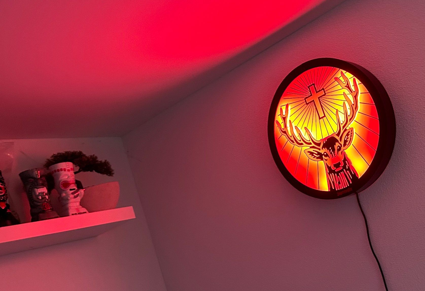 Alle Dekorationen: Original Jägermeister Neonschild – Gebraucht aus Bremgarten AG von nullpunktnull