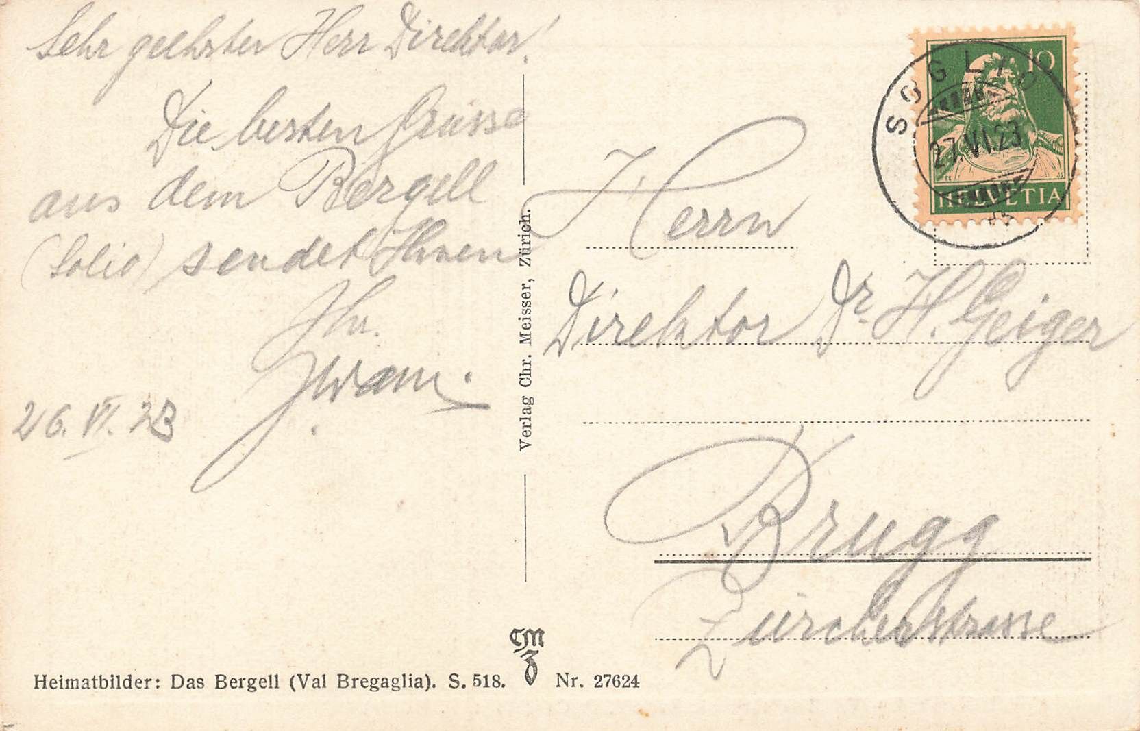 Cartoline postali: Alpe naravedro val bondasca – Usato da Biasca venduto da Blenio71 1