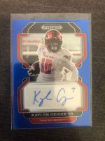 Panini Prizm Football Kaylon Geiger auto 043/149