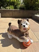 Süsse Hunde-Figur, Deko für Garten oder Wohnung, NEU!