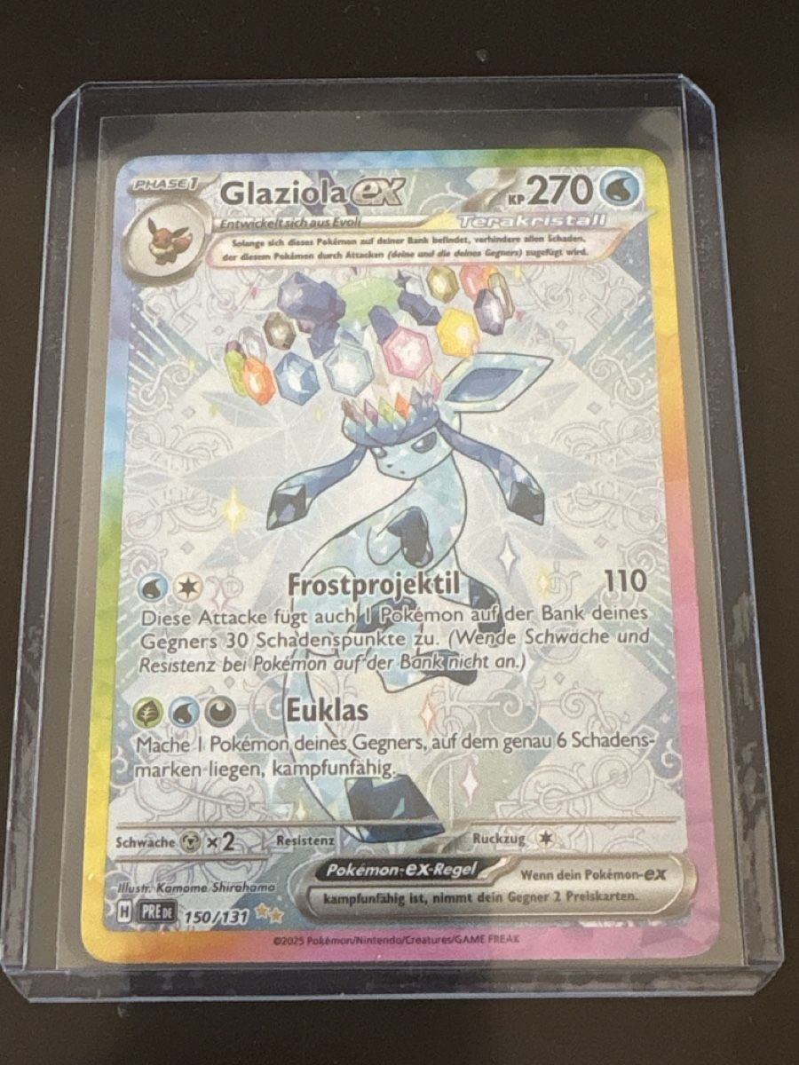 Pokémon Carte collezionabili: Glaziola Special Illustration Rare, Prismatic Evolutions, DE – Nuovo (secondo la descrizione) da Basel venduto da Michele4123