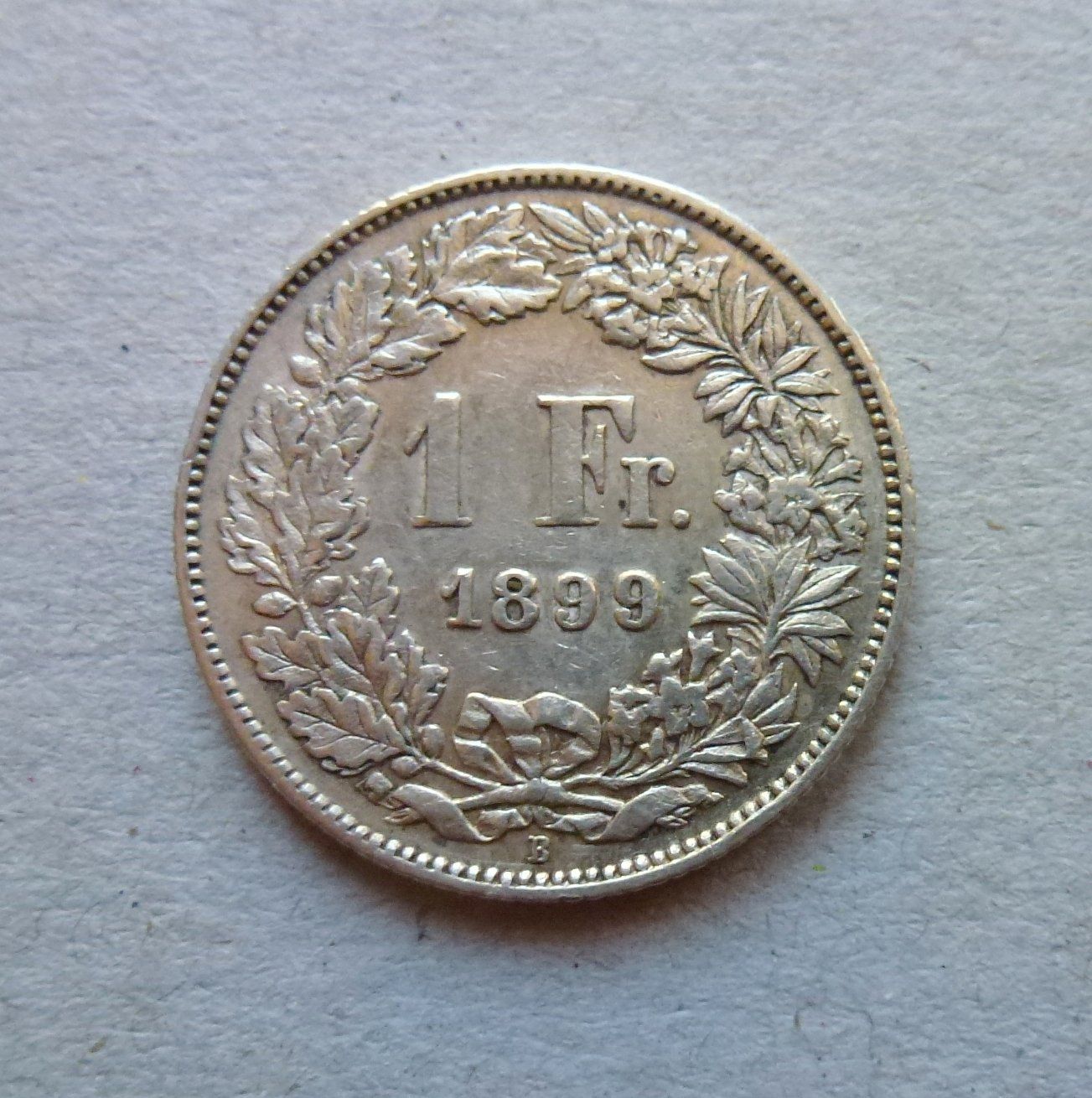 Toutes les monnaies: ++ 1.- Franken 1899, gute Erhaltung – D'occasion à Walkringen par Casablanca777