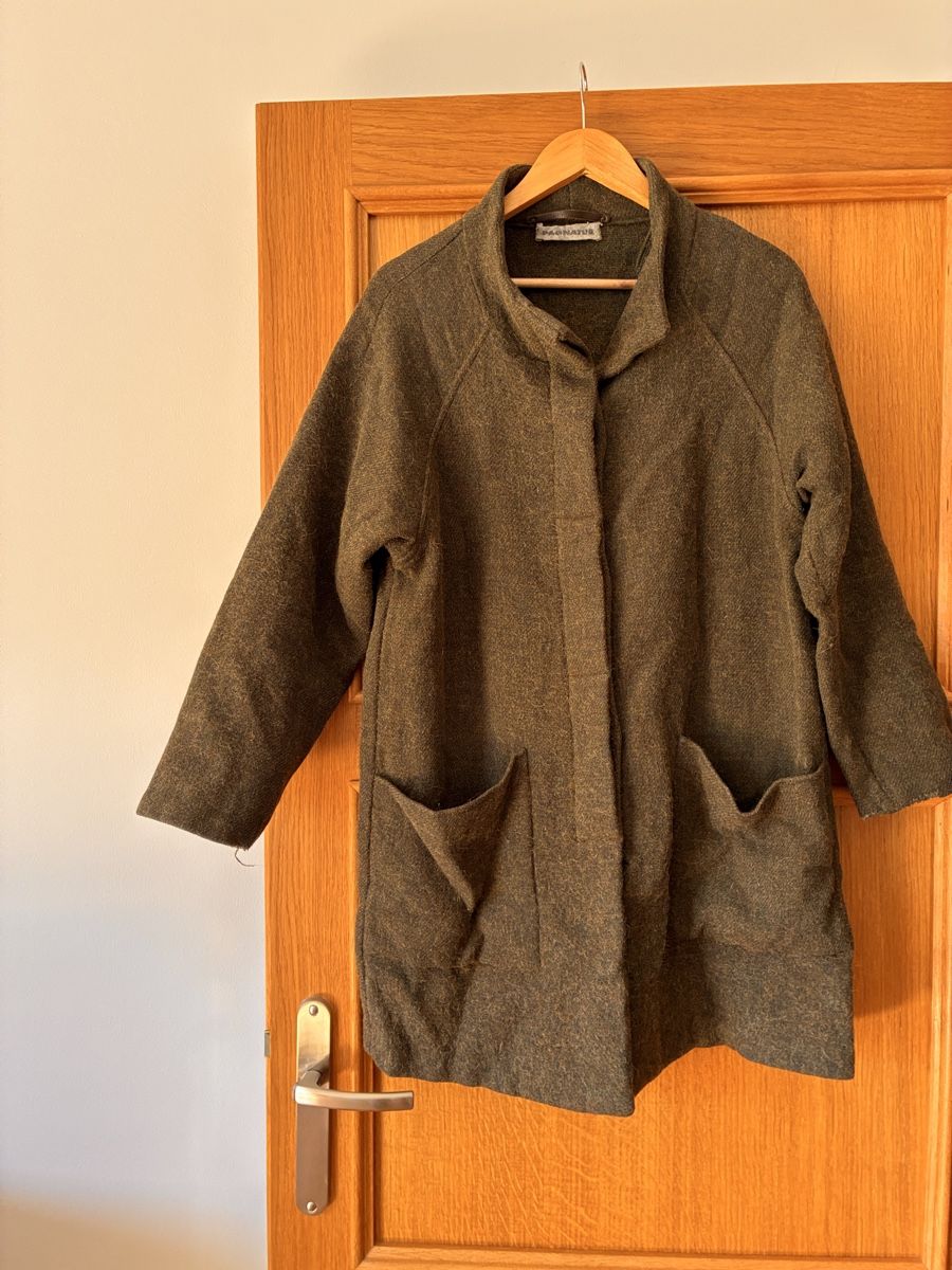 Mäntel: Stylish Wool/Alpaca Blend Coat - Green – Gebraucht aus Untersiggenthal von mic_ksv9 1