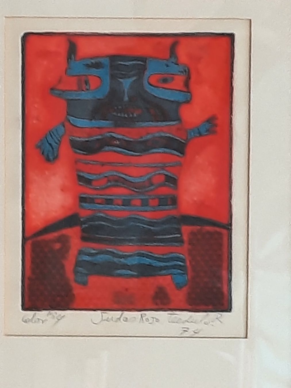 Grafica & Litografie: Lithographie handsigniert - Teodulo Romulo, Mexico – Usato da Dietikon venduto da stromer7 1