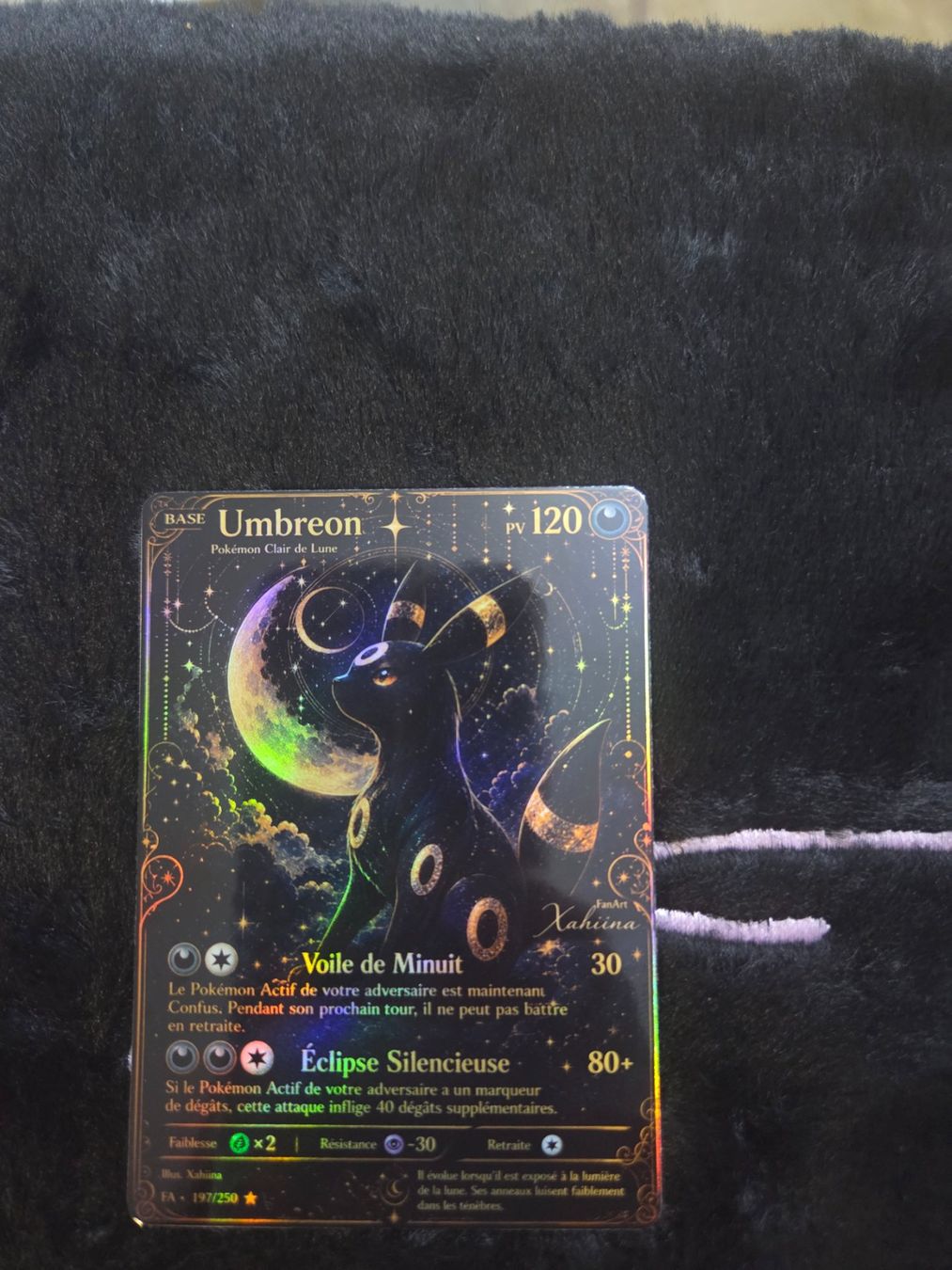 Pokémon Carte collezionabili: FanArt Pokemon Noctali – Nuovo e nell'imballaggio originale da Genève venduto da Xahiina