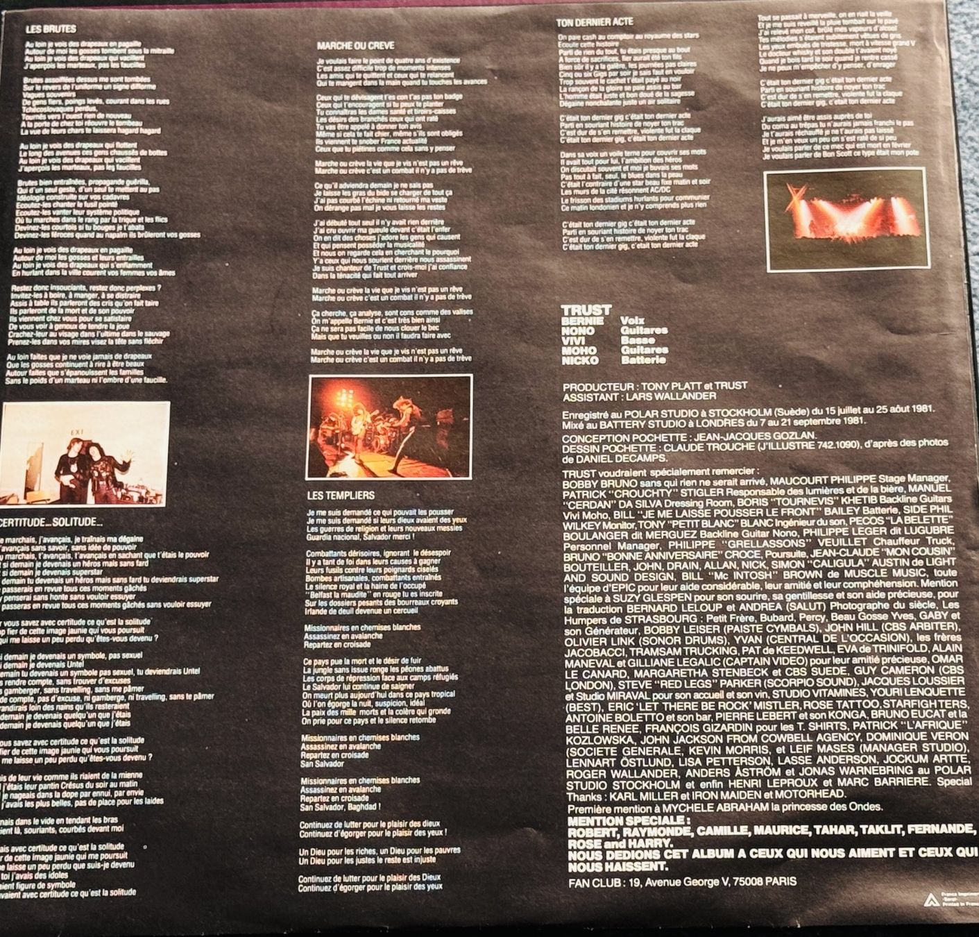 Dischi in vinile: Trust - Box Set 3 LPs mit Poster – Usato da Triesen venduto da Ot1100 3
