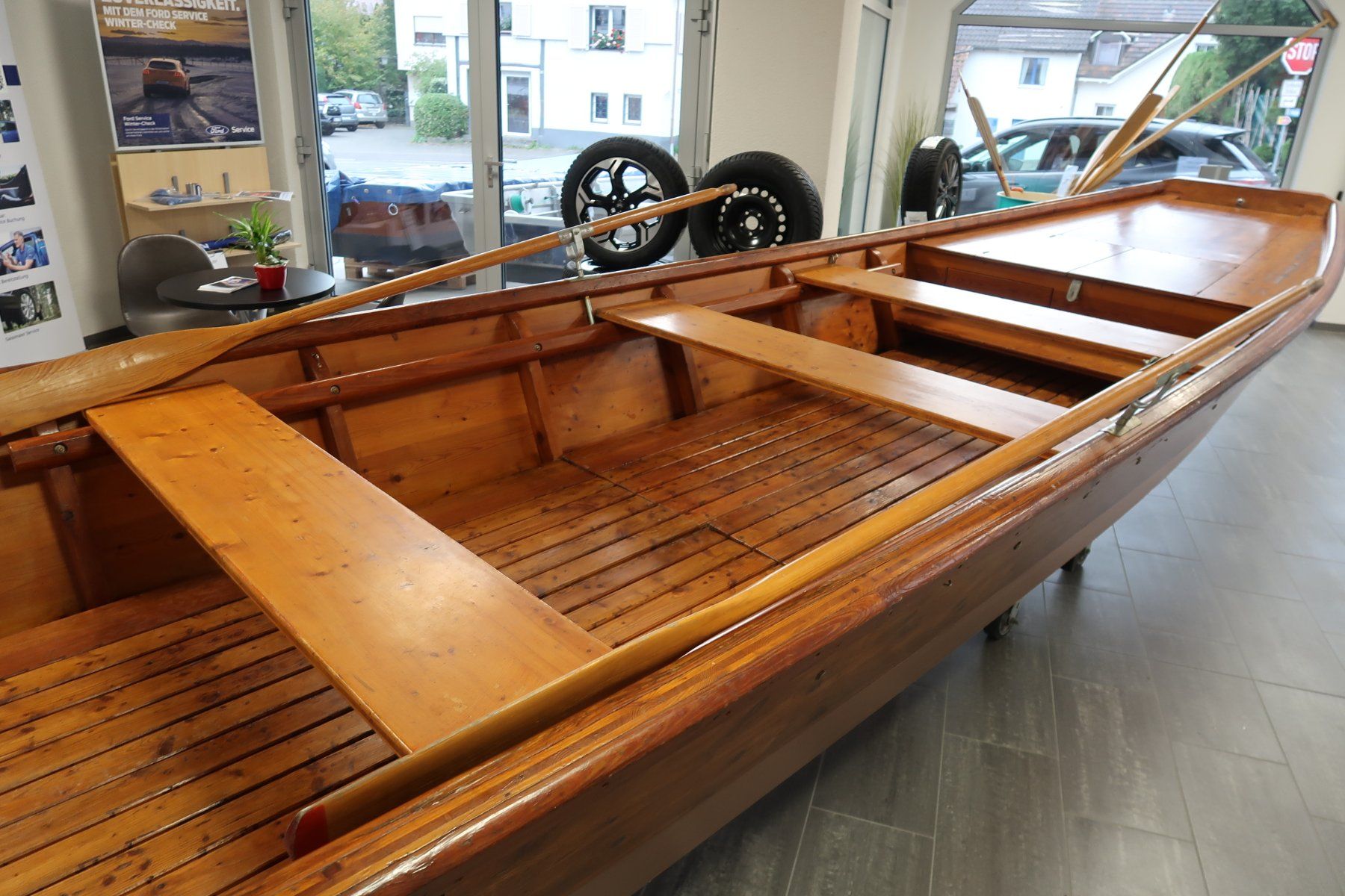 Witti Boote: Witti Holzfährboot mit Honda BF30 – Gebraucht aus Büsingen von garagealtmann 5