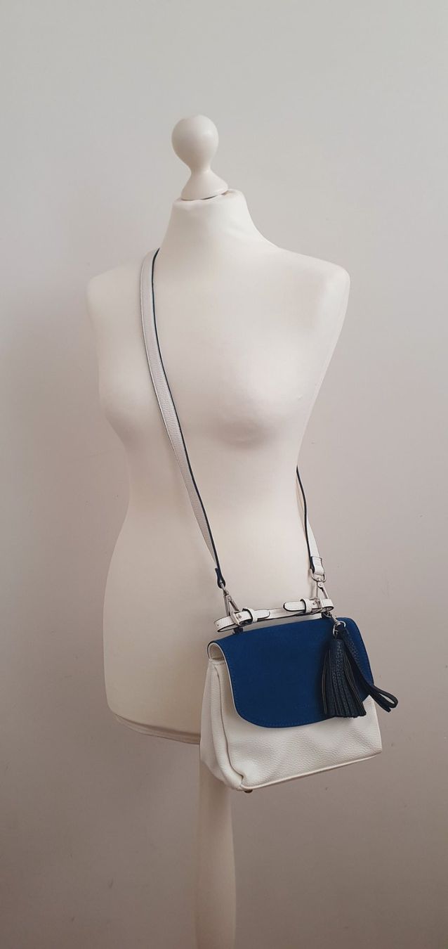 Zara Borse da donna: Handtasche Blau/weiss Neu – Nuovo (secondo la descrizione) da Stansstad venduto da InStyle8