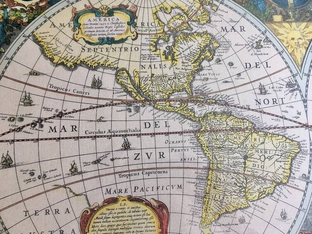 Cartine & Atlanti: Weltkarte von 1630 – Usato da Oberrieden venduto da sureal 2