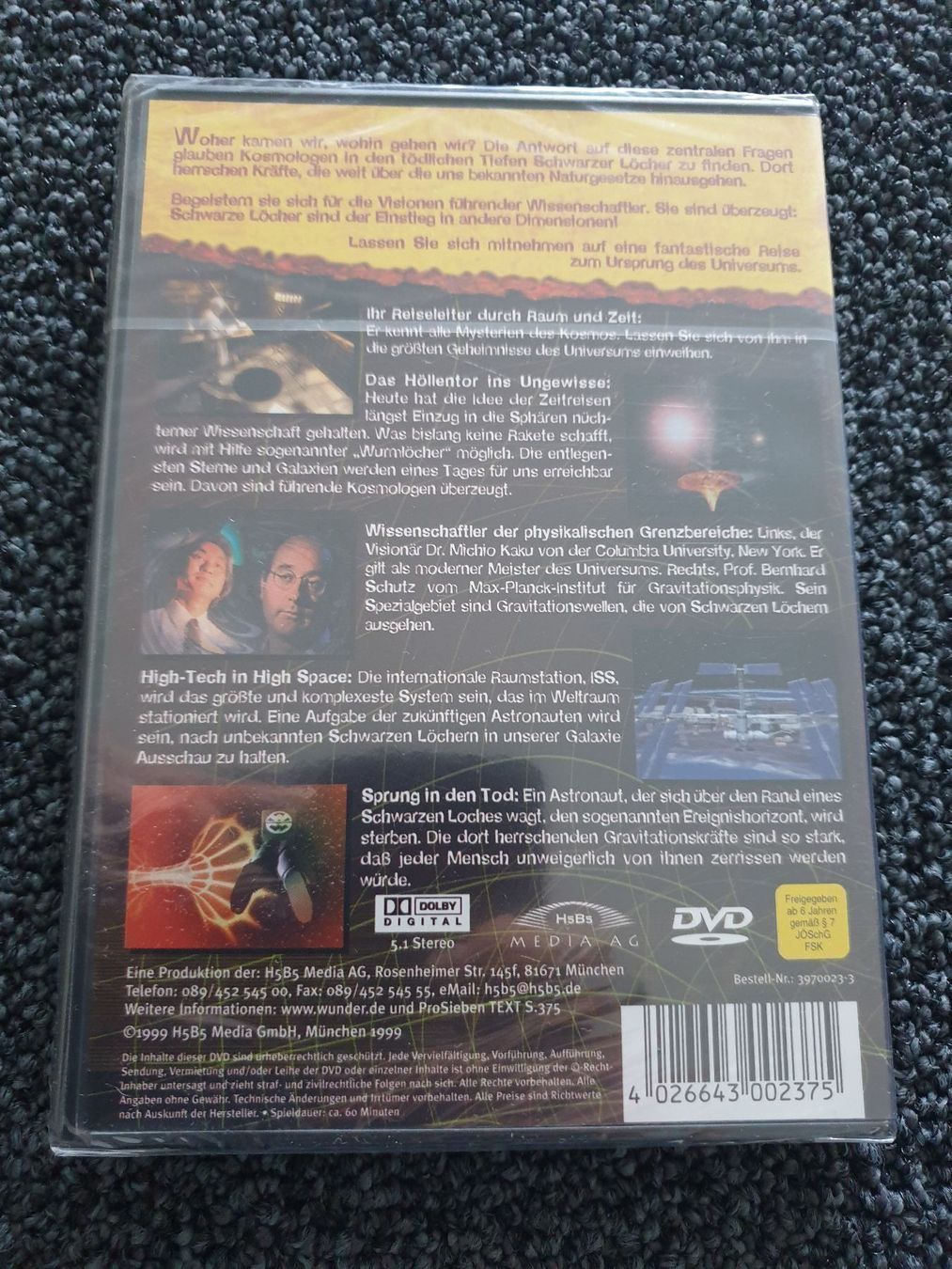 Tutti i DVDs: SCHWARZES LOCH – Nuovo e nell'imballaggio originale da Ruswil venduto da jan_bxl5 1