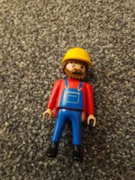 Playmobil Figur Bauarbeiter mit Helm und Latzhose gut