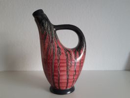 Vintage Vase bordeaux / schwarz, wie neu