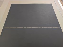JAMES LEE BYARS EXTRA TERRESTRIAL ORIGINAL-PLAKAT