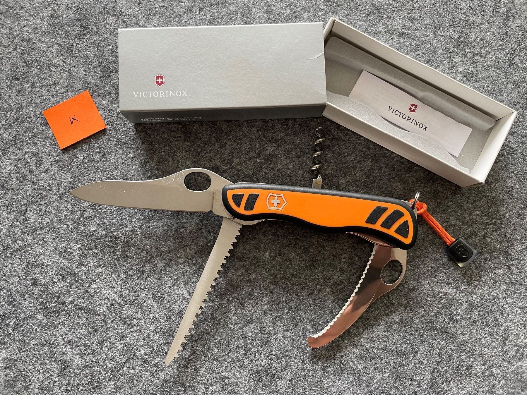 Victorinox Coltelli tascabile: Victorinox One Hand Messer gross – Nuovo e nell'imballaggio originale da Rümlang venduto da euqinom16