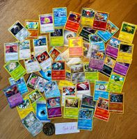 Gemischtes Set mit über 50 originalen Pokémon‑Karten
