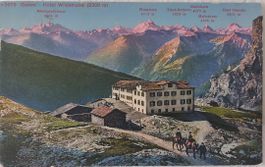GEMMI  -  Hôtel Wildstrubel - Mulets - 1917