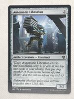 MTG Automatic Librarian DMU seltene Karte, neuwertig!