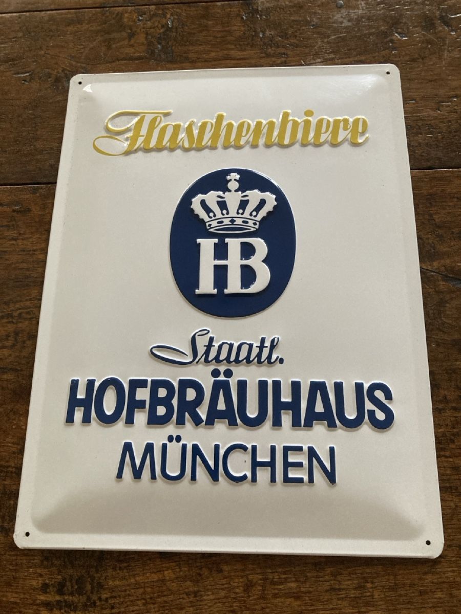 Schilder: Hofbräuhaus München Blechschild – Gebraucht aus Amden von relsah62