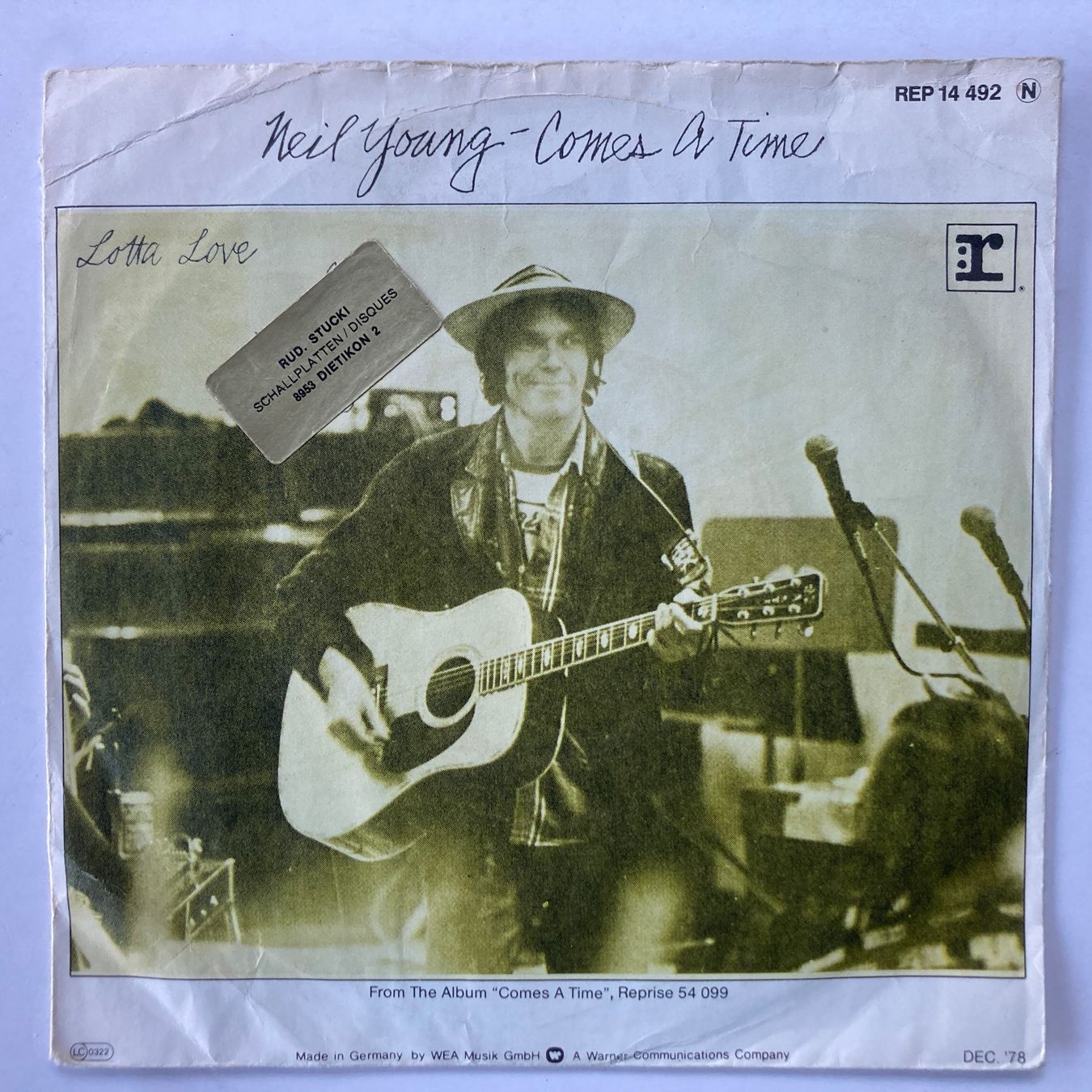 Dischi in vinile: NEIL YOUNG, COMES A TIME,1978, ROCK, SINGLE – Usato da Thun venduto da estrol