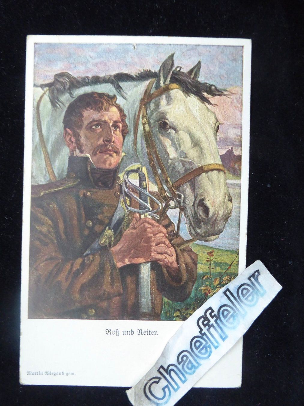 Cartes postales: Ansichtskarte: Ross und Reiter – D'occasion à Zürich par Chaeffeler