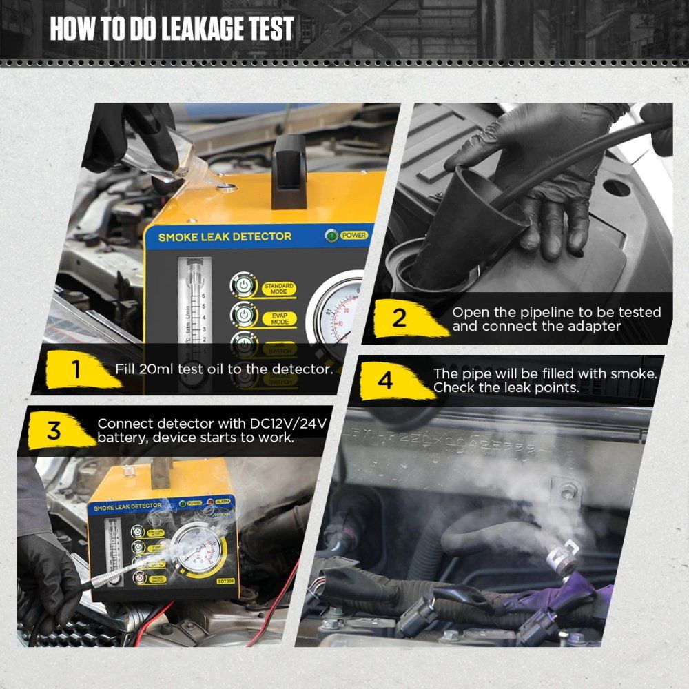 Tutti gli attrezzi: AUTOOL SDT208 Auto Rauch Leck Detektor EVAP System Tester – Nuovo e nell'imballaggio originale da Malans GR venduto da BUYBEST-Schweiz 2