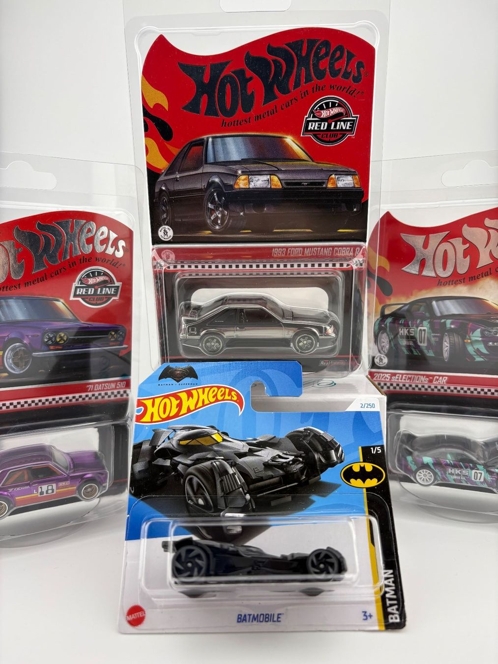 Hot Wheels Modellautos: Hot Wheels Batmobile Batman vs Superman - 2024 - 2/250 – Neu und originalverpackt aus Flawil von HeisseReifen