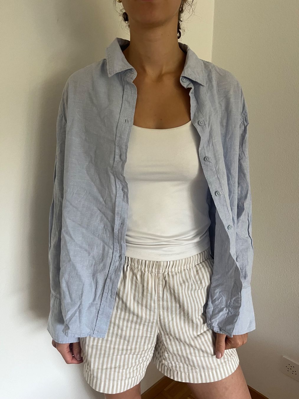 Camicette: Leinenhemd Damen Hellblau Grösse S guter Zustand – Usato da Zürich venduto da giu_j77x