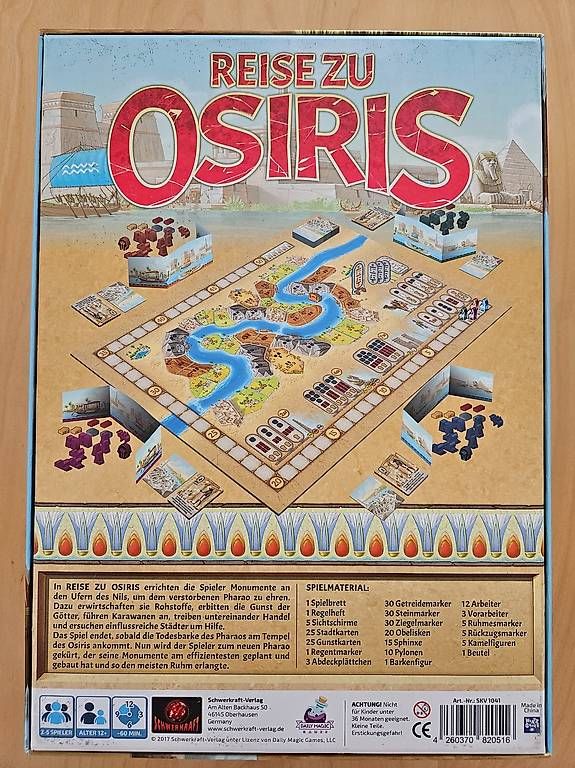 Jeux: Brettspiel "OSIRIS" quasi neu – D'occasion à Zürich par MarkoS. 2